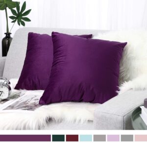 Funda almohada cojín morada lila