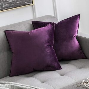 Funda cojines para sofá moradas lilas
